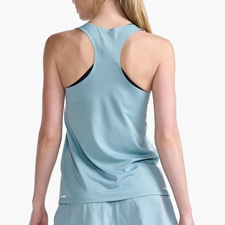 2XU Light Speed Tech Singlet | Chambray / White Reflective | Womens