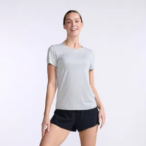 2XU Light Speed Tech Tee | Harbor Mist / Glacier Reflective | Womens