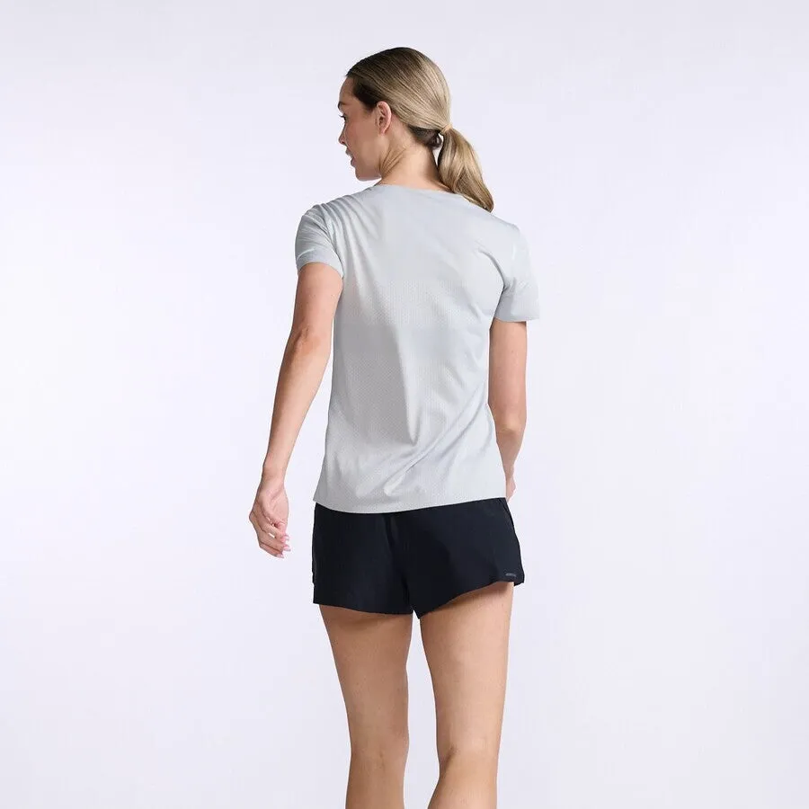 2XU Light Speed Tech Tee | Harbor Mist / Glacier Reflective | Womens