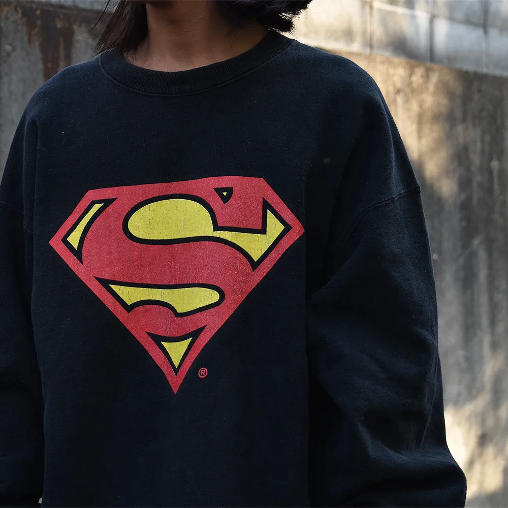 90’s Superman ロゴ スウェット USA製 221112