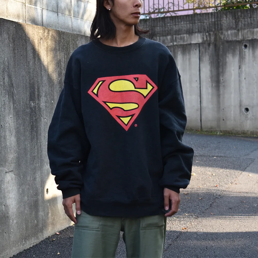 90’s Superman ロゴ スウェット USA製 221112