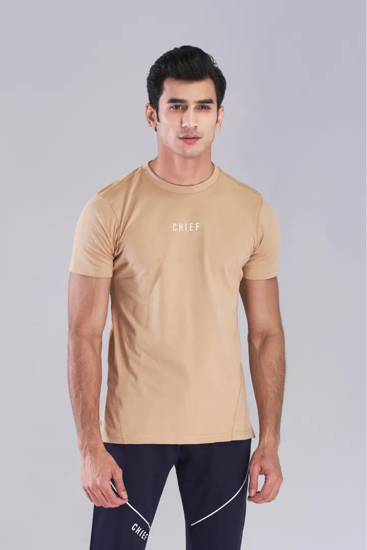 Action Mesh Pro T-Shirt - Sand