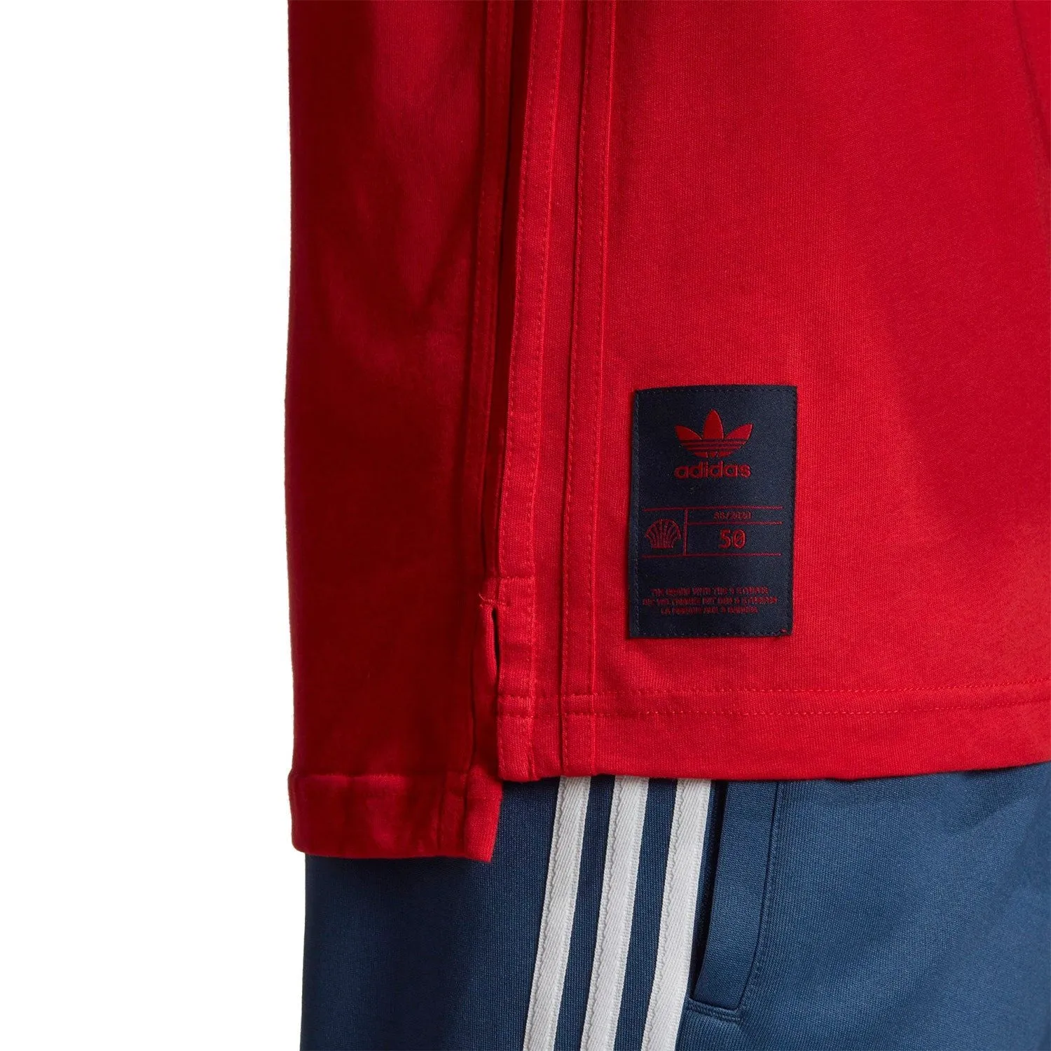 adidas Originals Trefoil Warm-Up Tee - Red