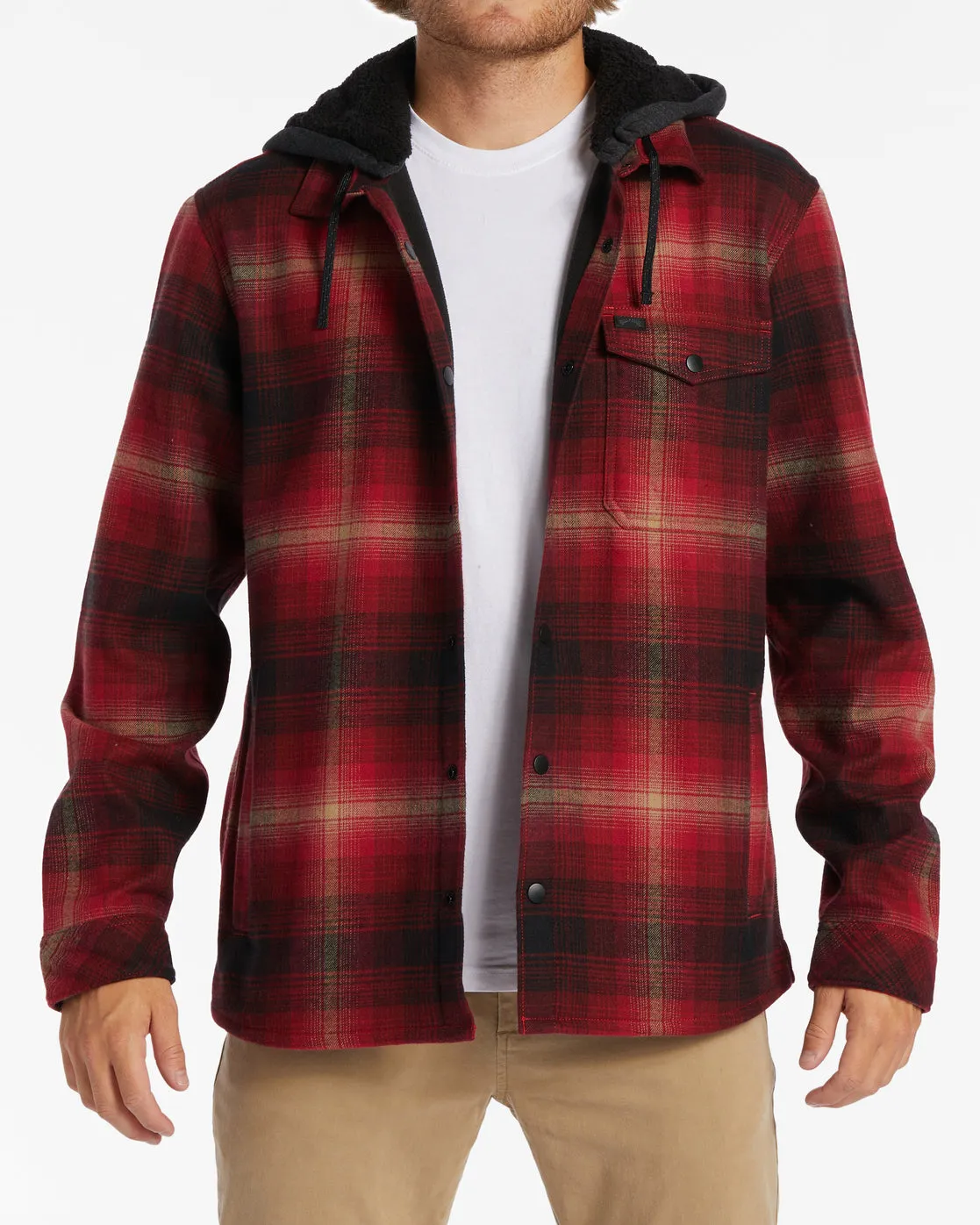 A/Div Furnace Bonded Flannel Shirt - Coral