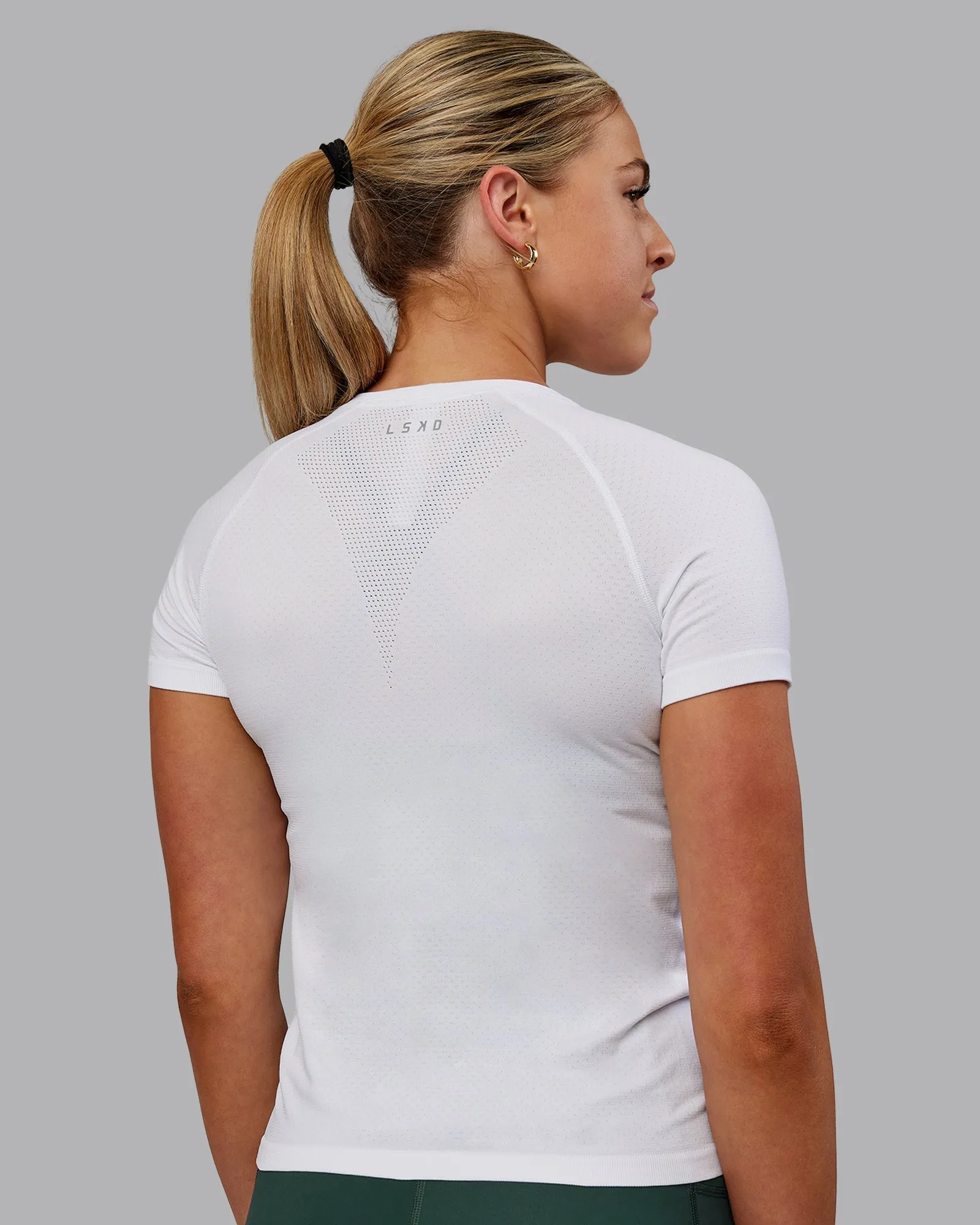 AeroFLX  Seamless Tee - White/White