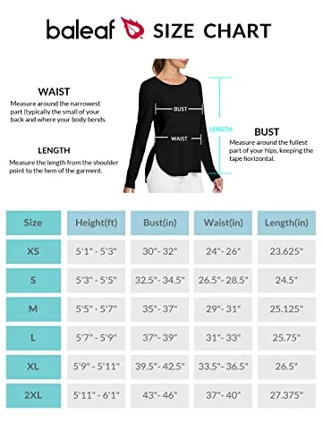 BALEAF Women's Sun Shirts UPF 50  Long Sleeve Hiking Tops Lightweight Quick Dry UV Protection Outdoor Clothing Rosy 2XL