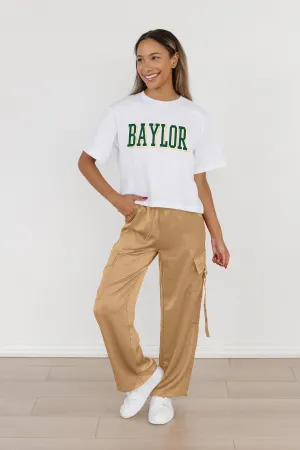 BAYLOR BEARS ALL-STAR APPEAL BOXY FIT WOMEN'S CROPPED TEE BY MADI PREWETT TROUTT