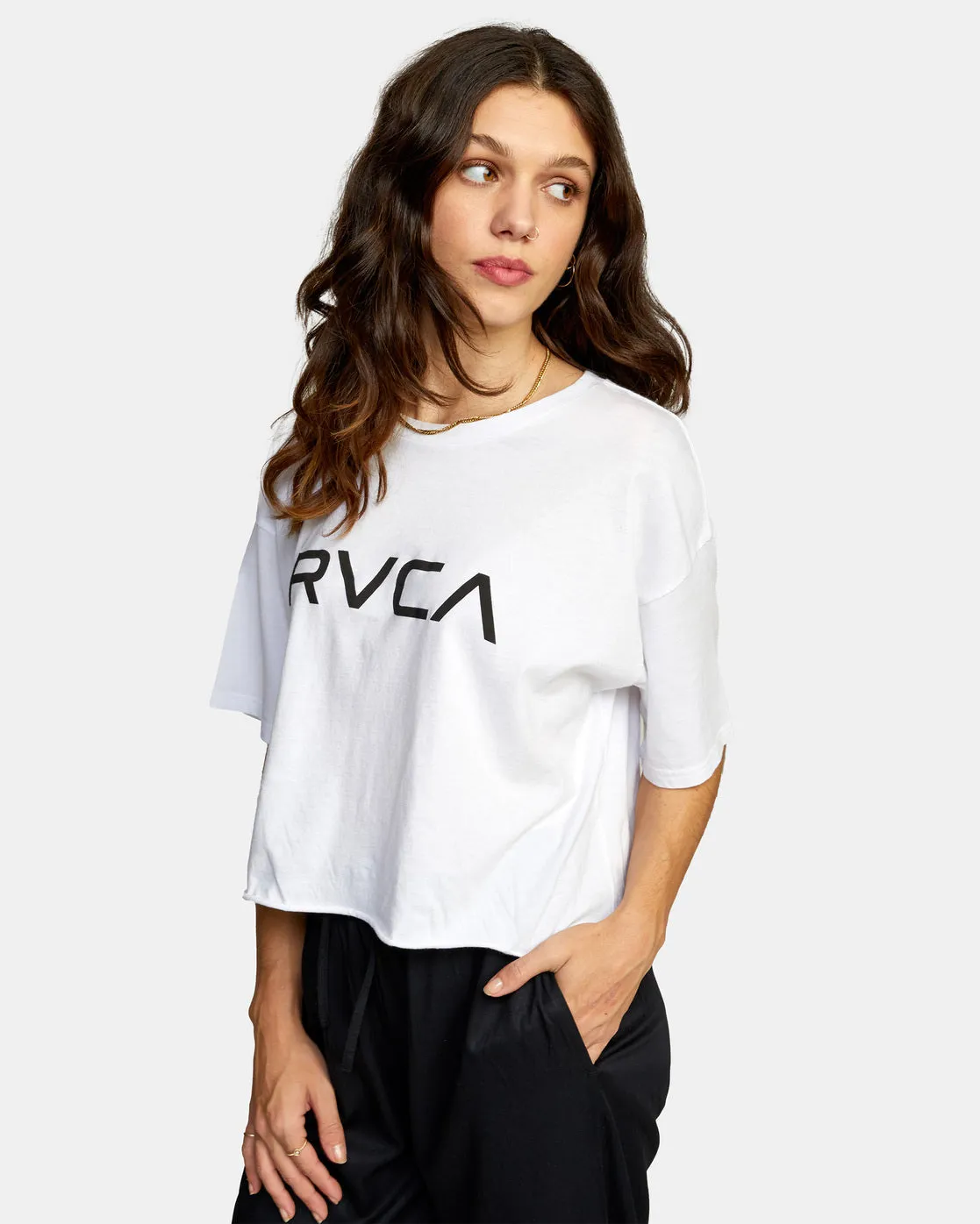 Big RVCA Tee - White