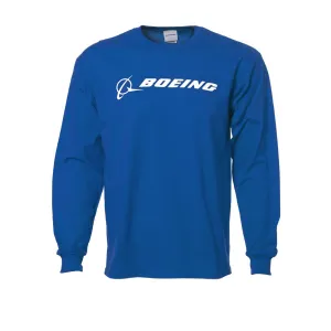 Boeing Logo Signature Long-Sleeve T-Shirt