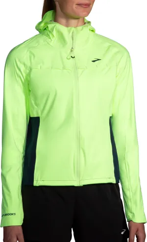 Brooks High Point Waterproof Womens Running Jacket - Green