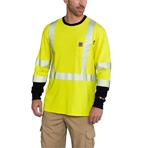 Carhartt 102905 Men's Flame Resistant High Visibility T-shirt Class 3 (Big & Tall)