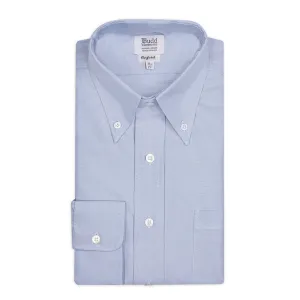 Classic Fit Button Down Oxford Shirt in Sky Blue