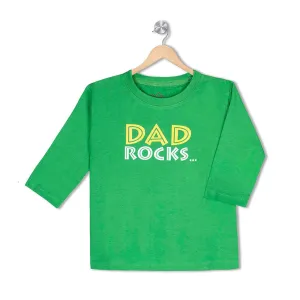 Dad Rocks <br> Organic Cotton Tees For Toddlers