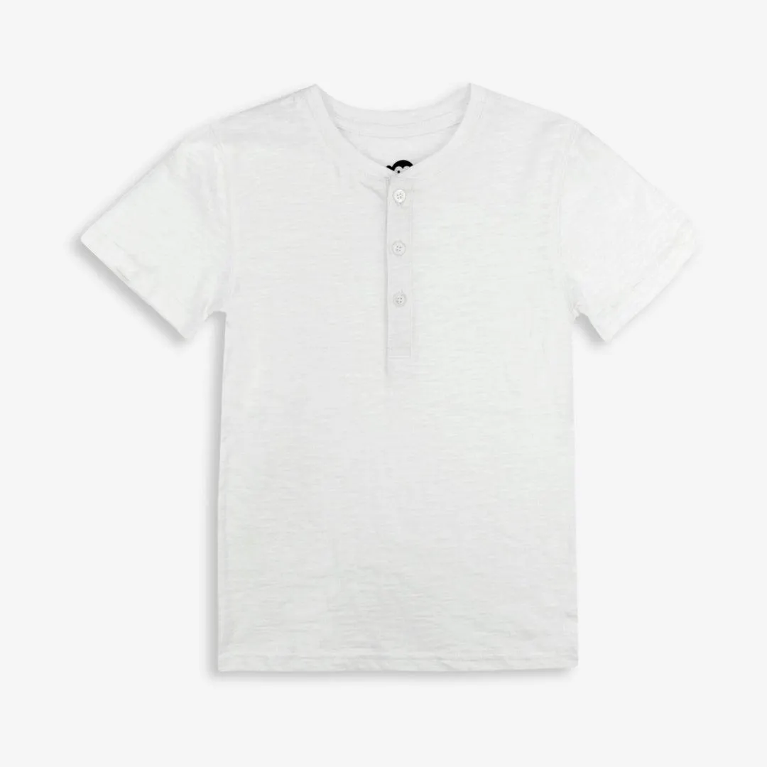 Day Party Henley | Pure White