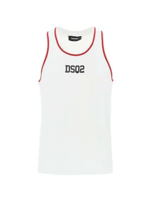 DSQ2 Trimmed Cotton Tank