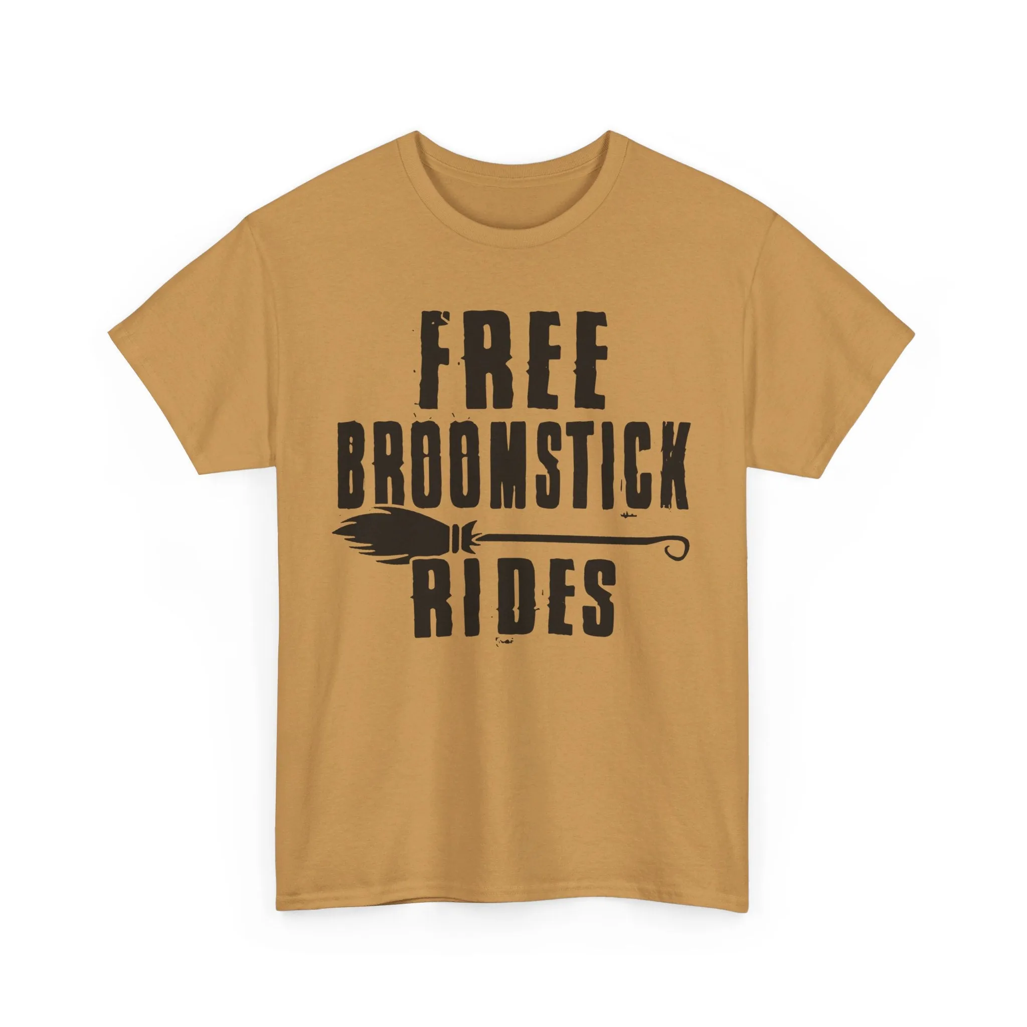 Free Broomstick Rides Tshirt, Unique Halloween Tee: Sarcastic 'Free Broomstick Rides' Shirt for Lovers of Sarcasm