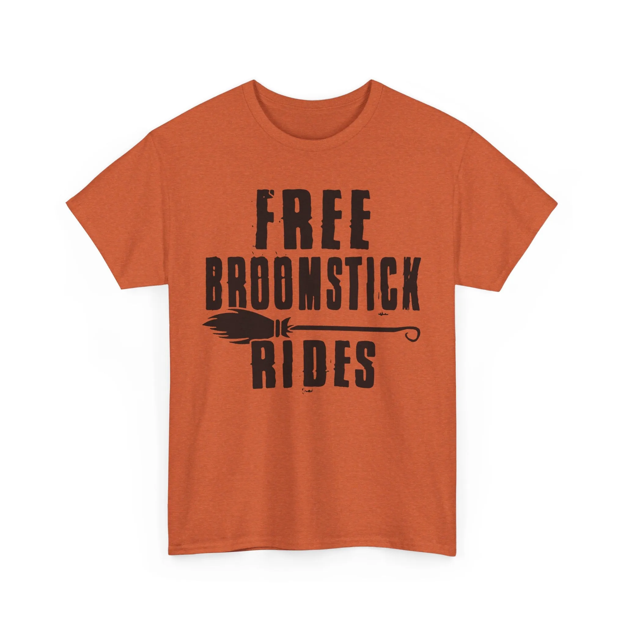 Free Broomstick Rides Tshirt, Unique Halloween Tee: Sarcastic 'Free Broomstick Rides' Shirt for Lovers of Sarcasm