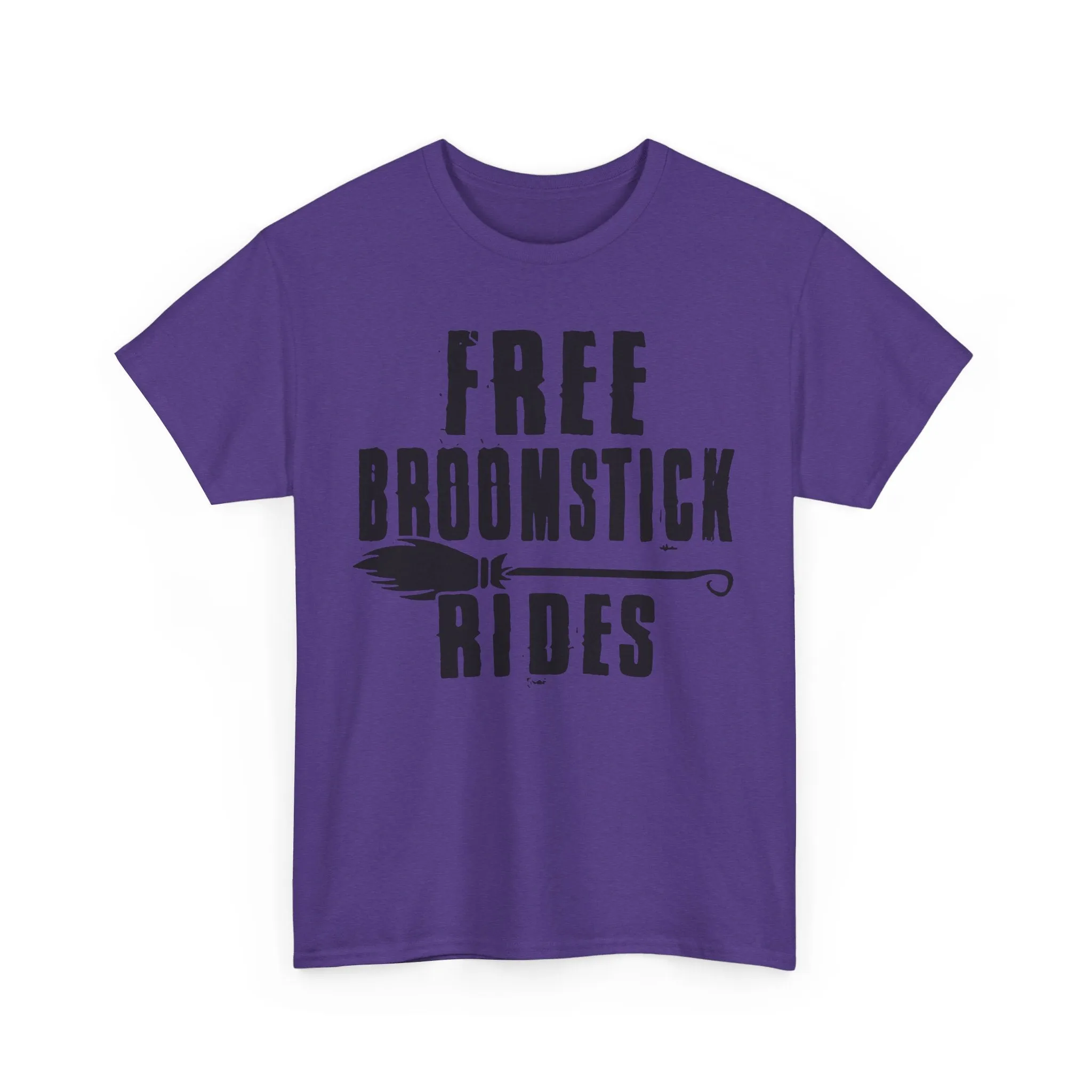 Free Broomstick Rides Tshirt, Unique Halloween Tee: Sarcastic 'Free Broomstick Rides' Shirt for Lovers of Sarcasm