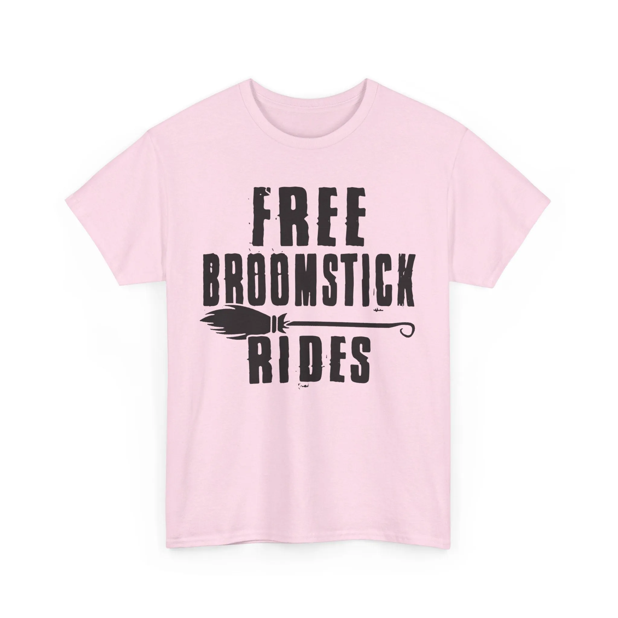 Free Broomstick Rides Tshirt, Unique Halloween Tee: Sarcastic 'Free Broomstick Rides' Shirt for Lovers of Sarcasm