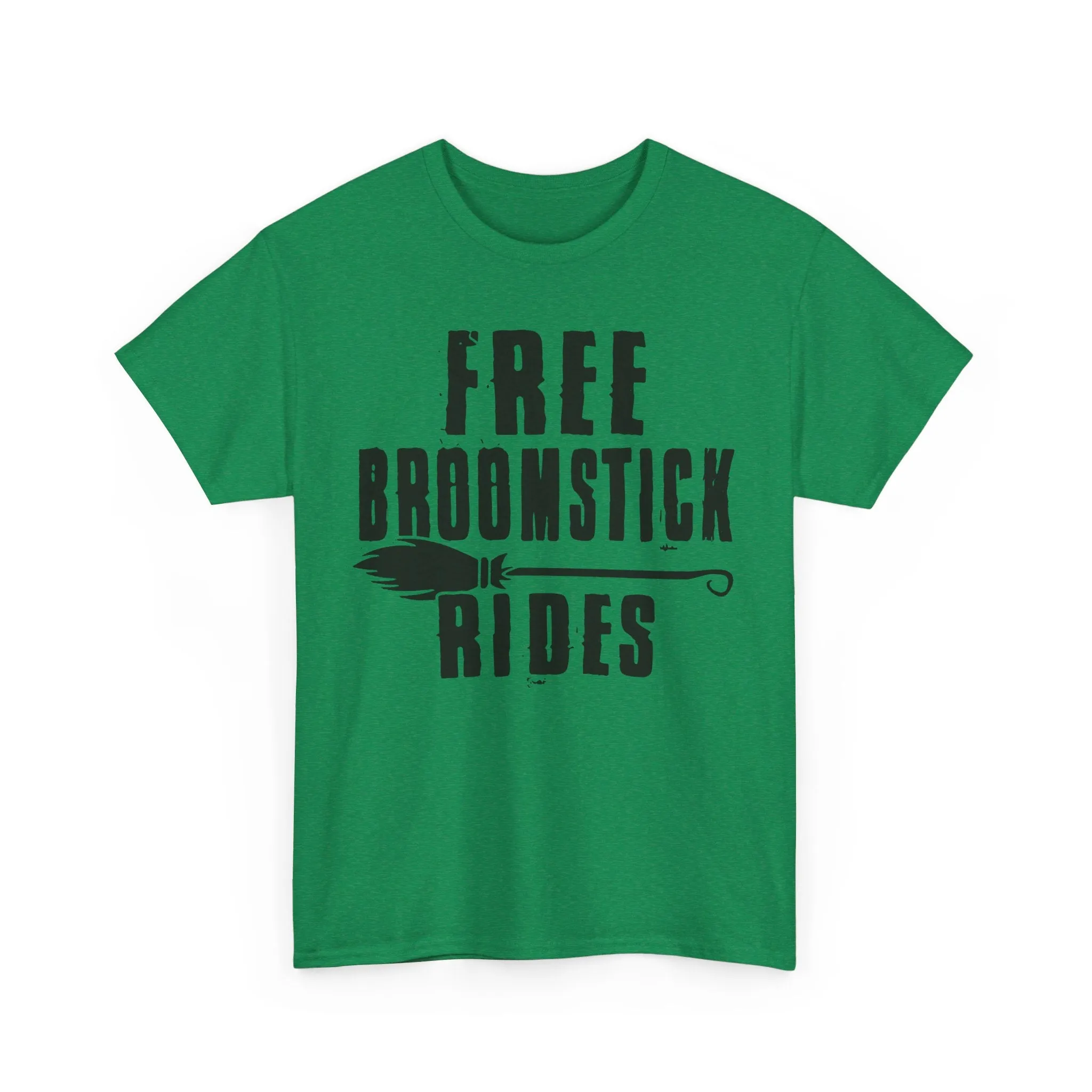 Free Broomstick Rides Tshirt, Unique Halloween Tee: Sarcastic 'Free Broomstick Rides' Shirt for Lovers of Sarcasm