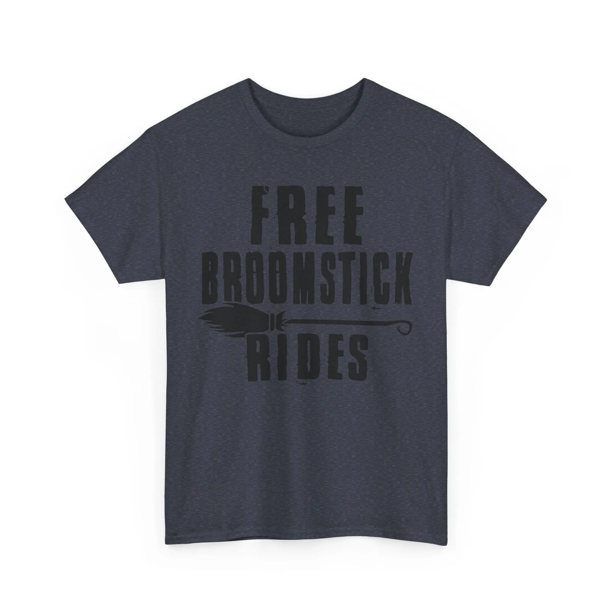 Free Broomstick Rides Tshirt, Unique Halloween Tee: Sarcastic 'Free Broomstick Rides' Shirt for Lovers of Sarcasm