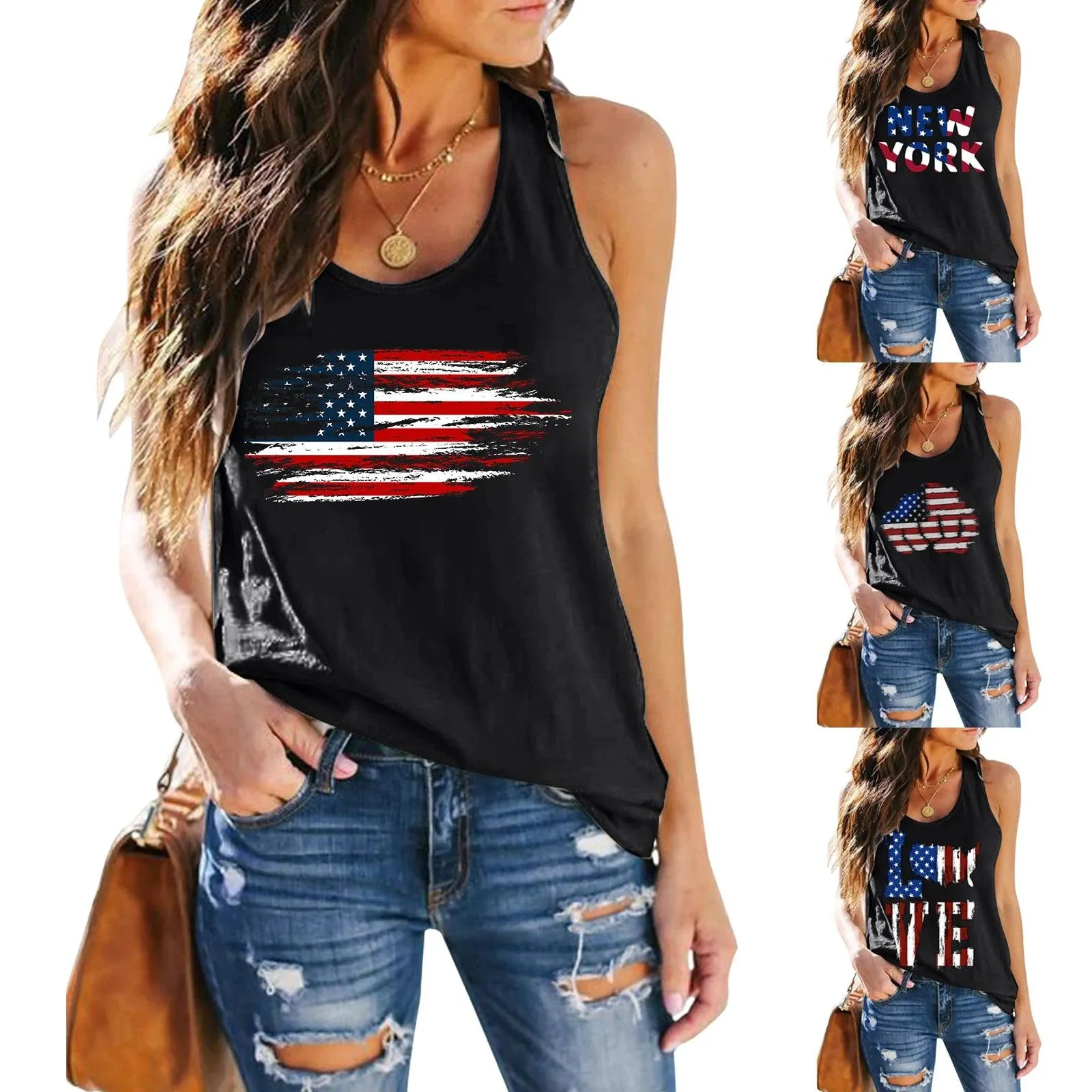 Freedom American Flag Usa Stars Stripes Patriotic Graphic Tee