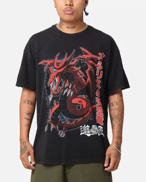 Goat Crew X Yu-Gi-Oh! Slifer Vintage T-Shirt Black Wash