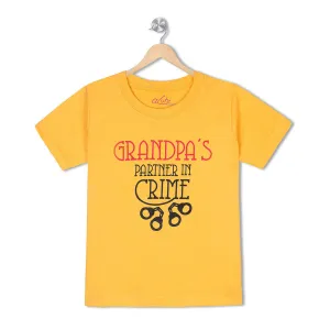 Grandpa's Partner In Crime <br> Organic Cotton Tees For Toddlers