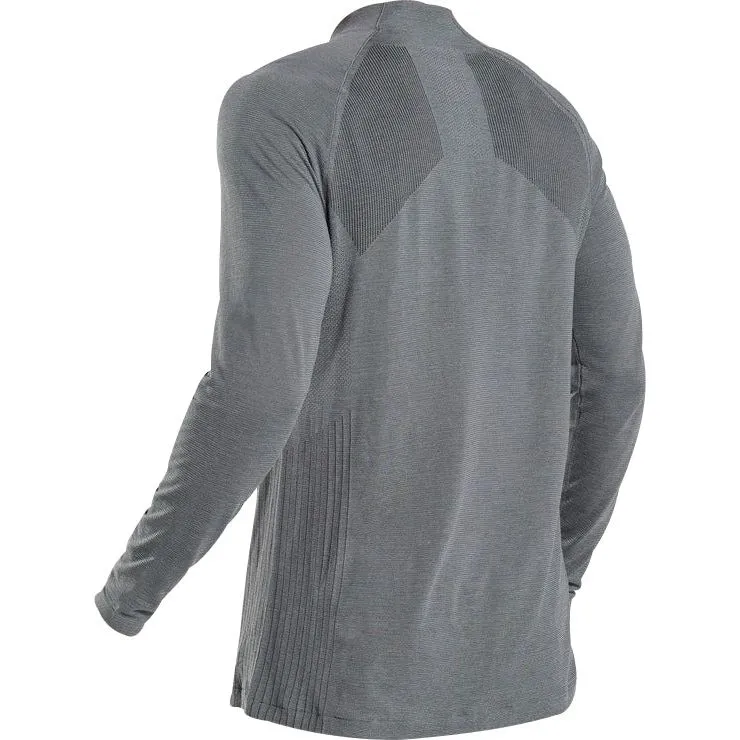 Gymshark Retake Half Zip Long Sleeve Mens Training Top - Grey