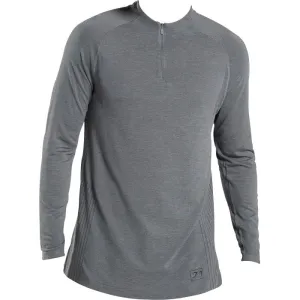 Gymshark Retake Half Zip Long Sleeve Mens Training Top - Grey