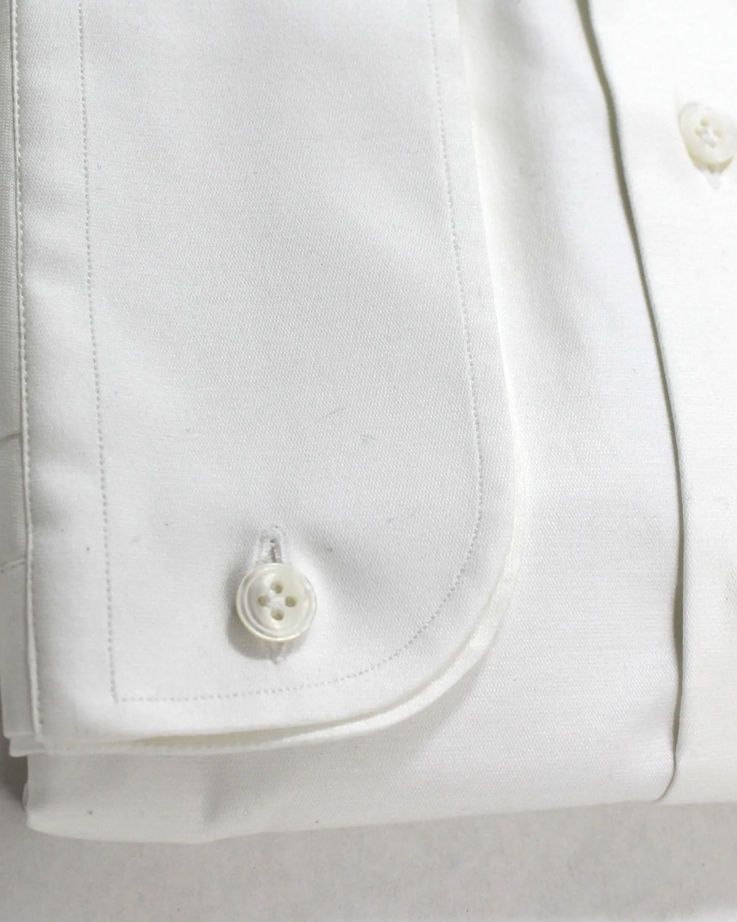 Lardini Dress Shirt White French Cuffs 39 - 15 1/2