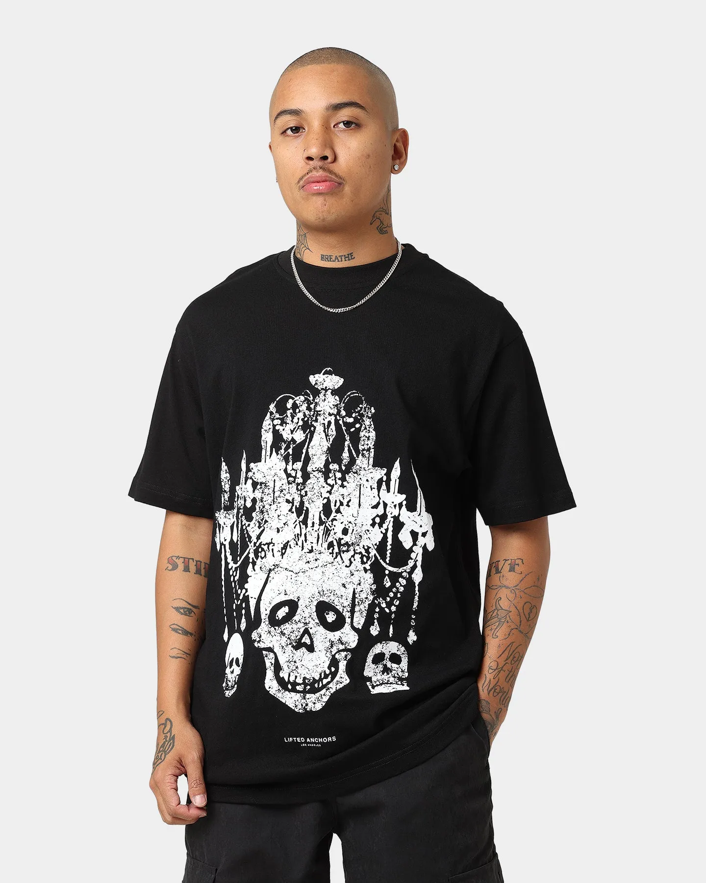 Lifted Anchors Chandelier T-Shirt Black