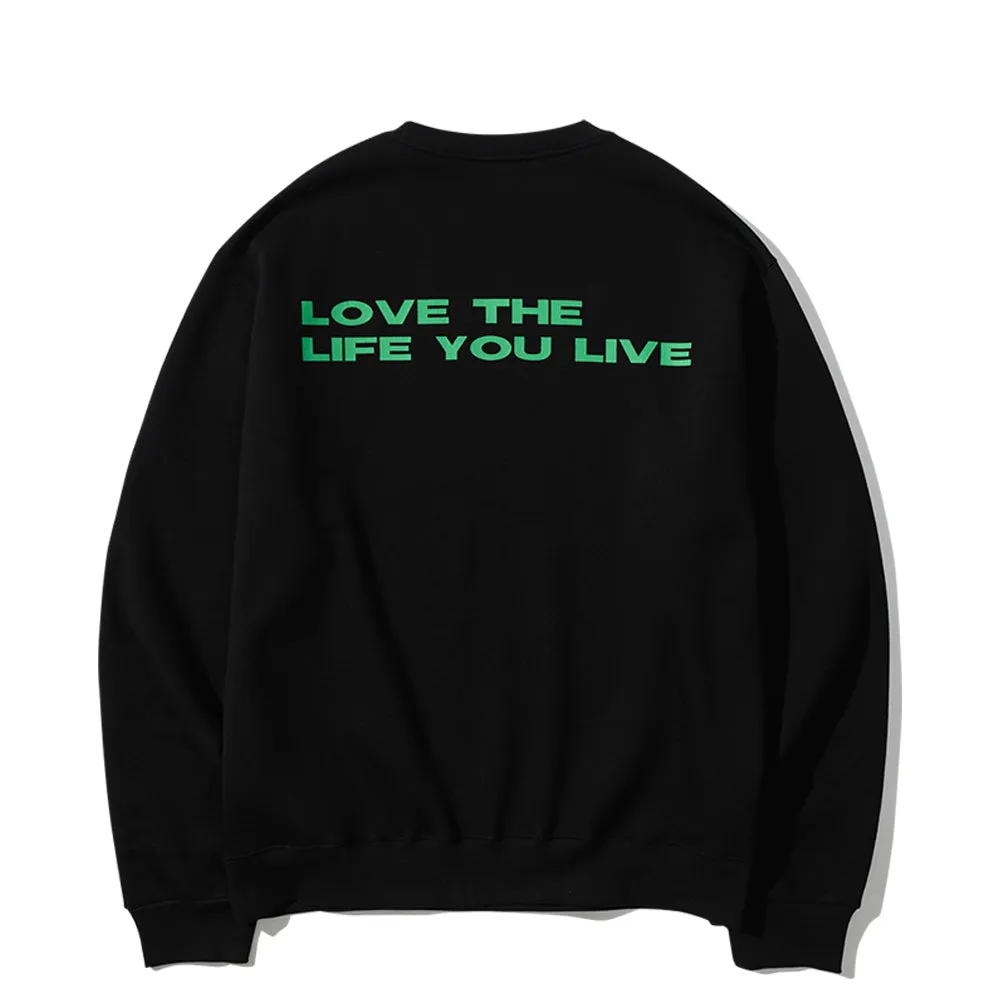 LOGO SP CREWNECK BLACK