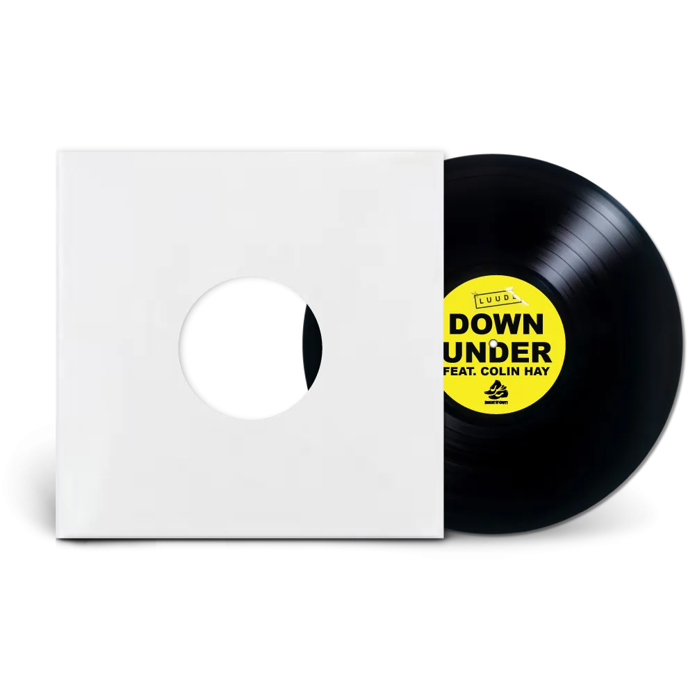 LUUDE / Down Under 12" Vinyl & Glow In The Dark T-Shirt Bundle