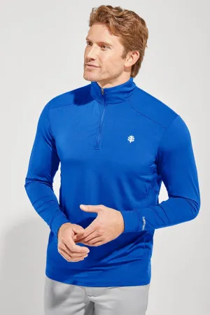 Men's Agility Performance Pullover  |  Baja Blue