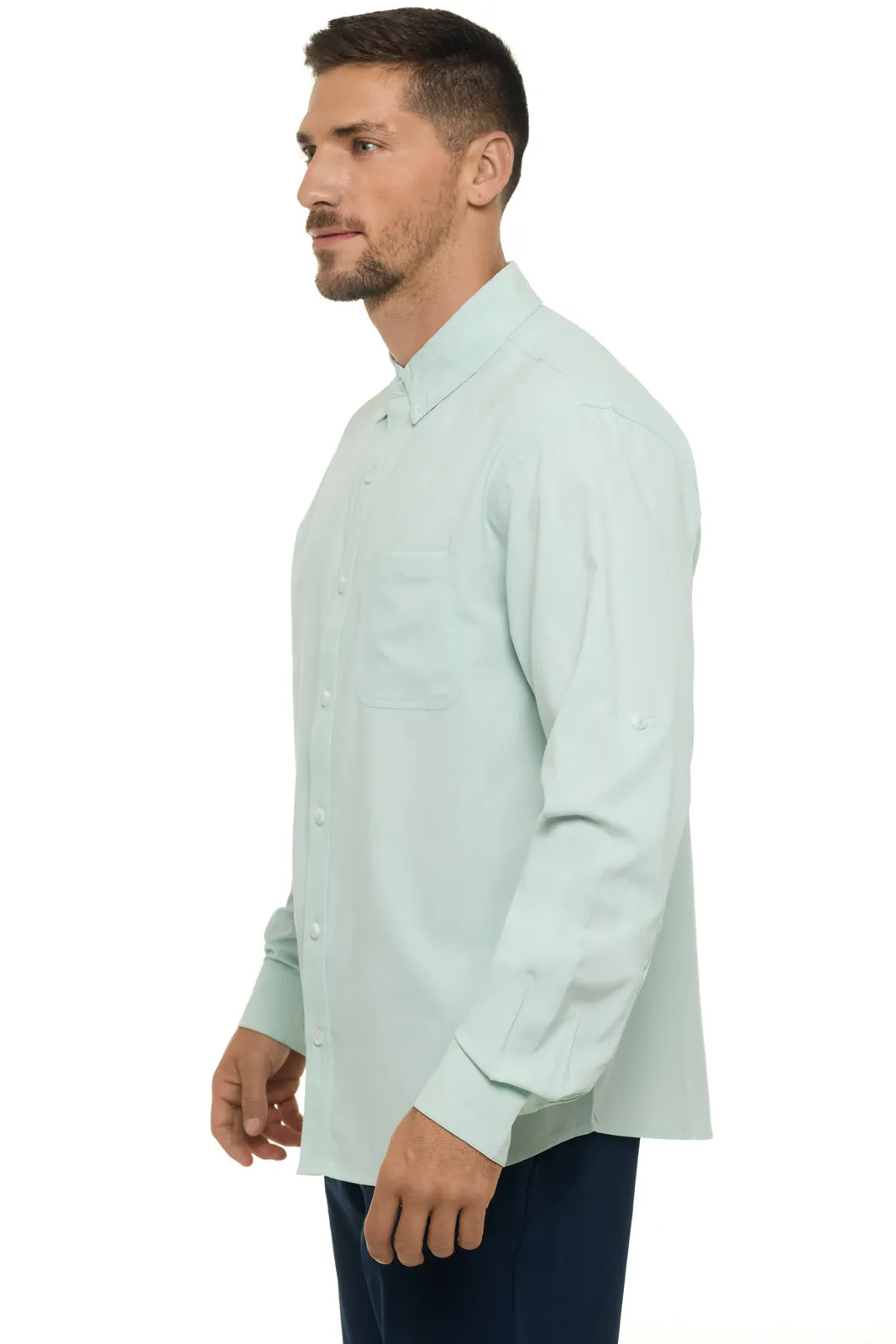 Men's Aricia Sun Shirt  |  Misty Aqua