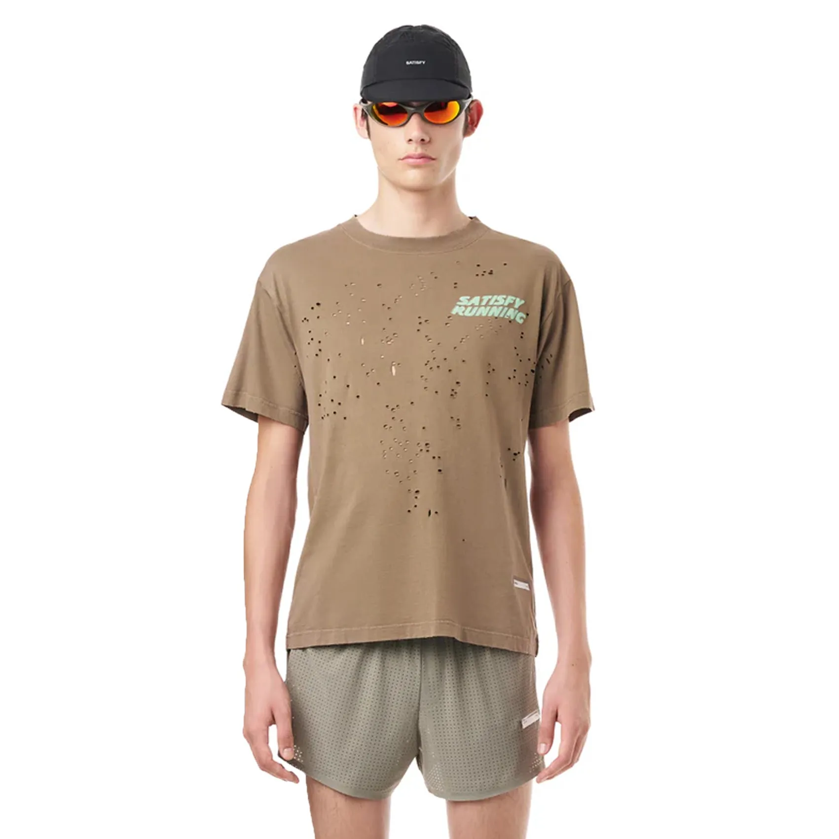 Mens Satisfy MothTech Running Tee