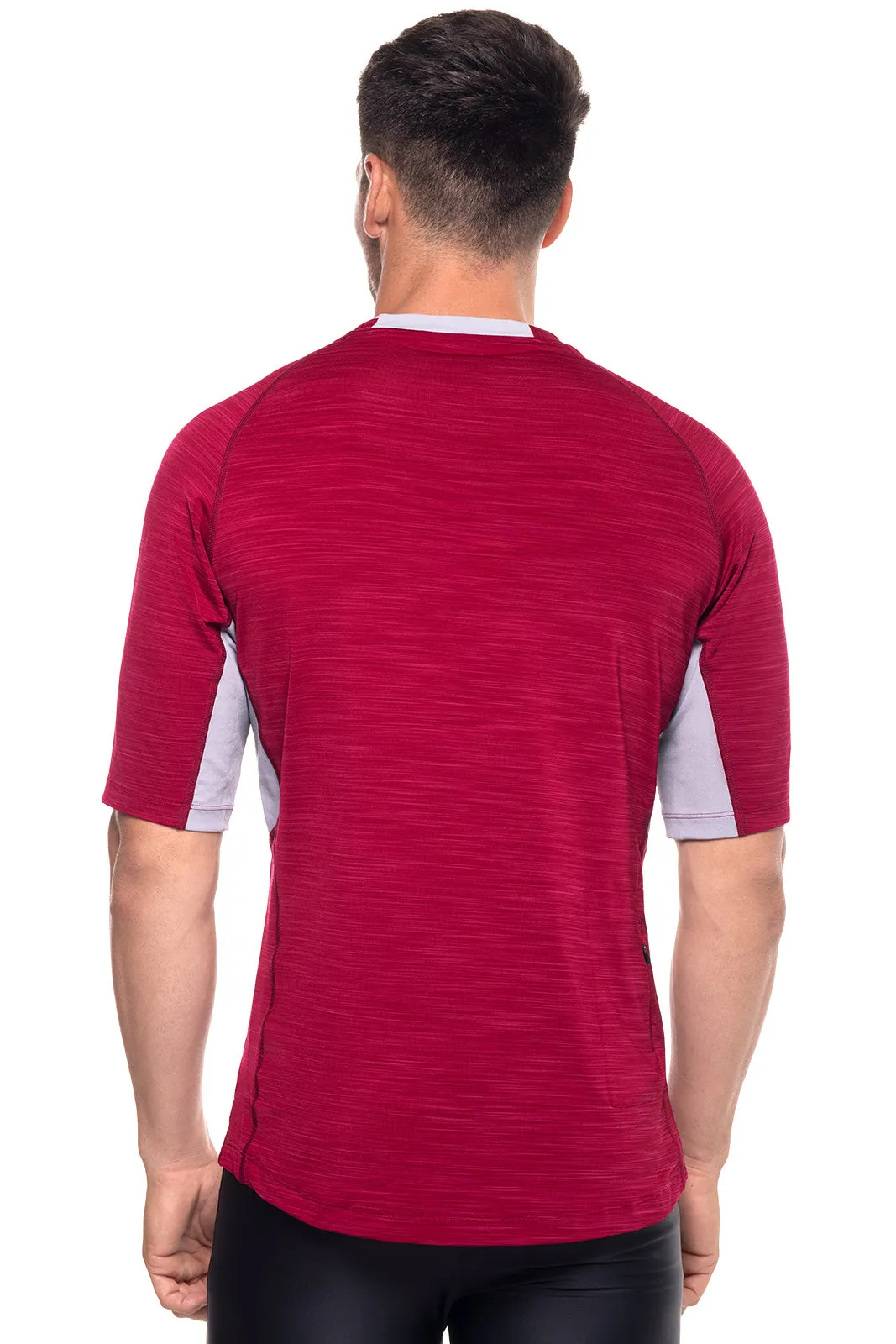 Men's Ultimate Short Sleeve Rash Guard | Grenada Red Line