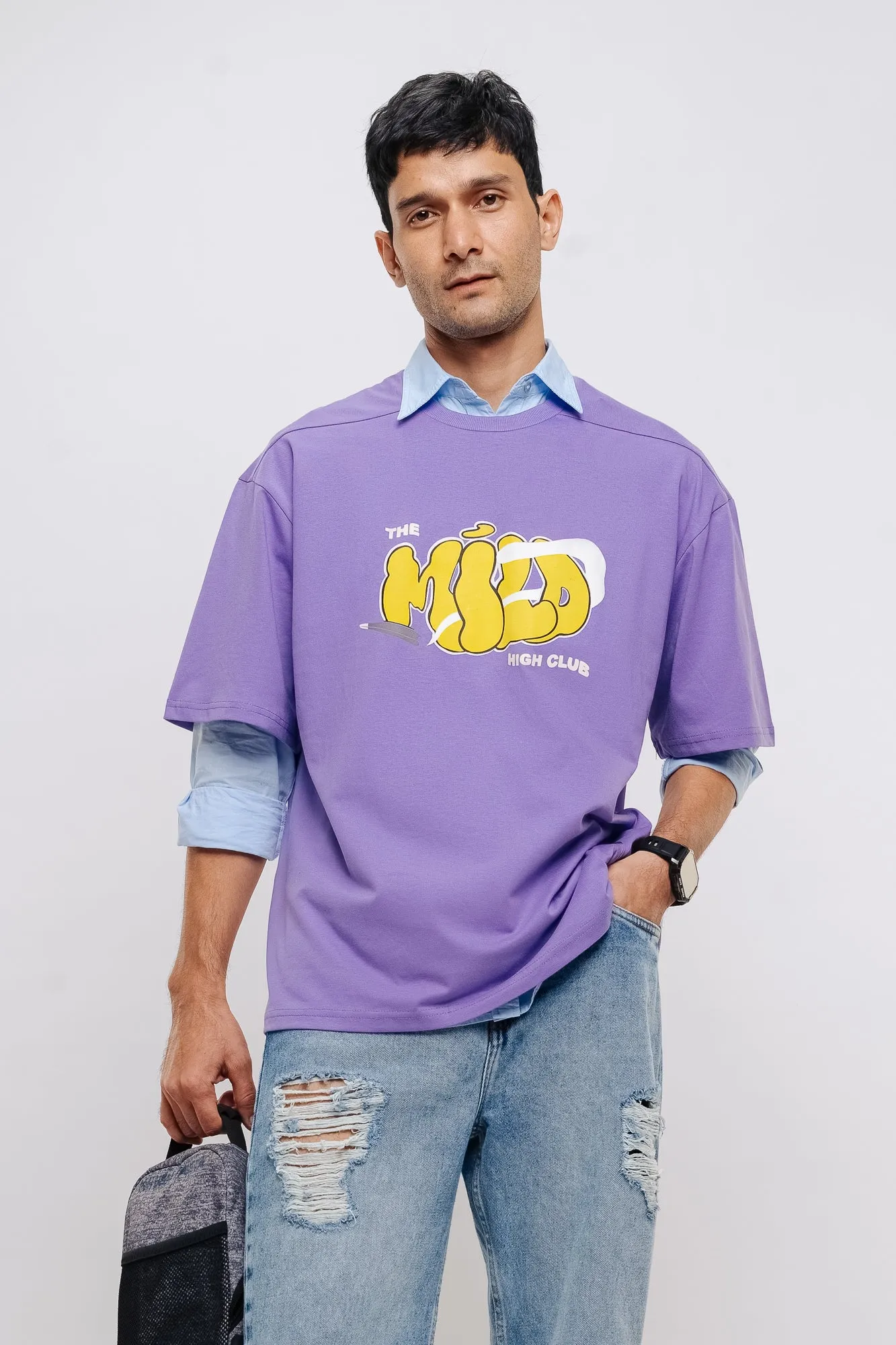 Mild Purple Men's Tees