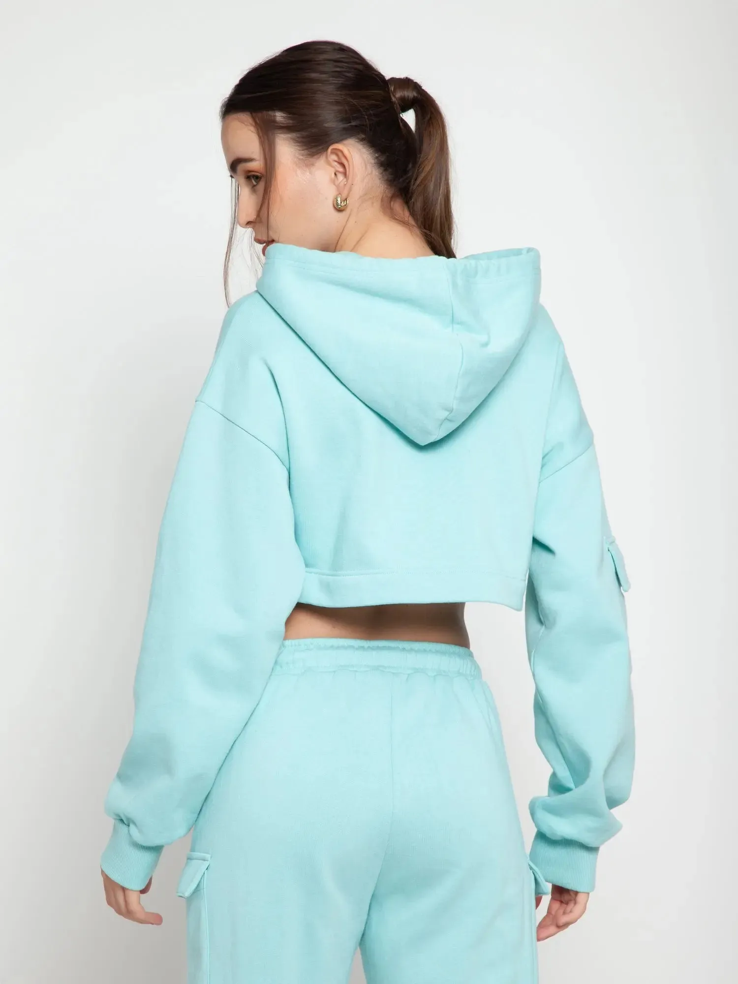 Mint Adjustable Length Hoodie