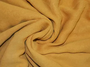 Mustard Plain Georgette Fabric (Wholesale)