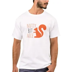 Nutcase Designer Round Neck Men's T-Shirt Wrinkle-Free Poly Cotton Tees - Nutty But Nice