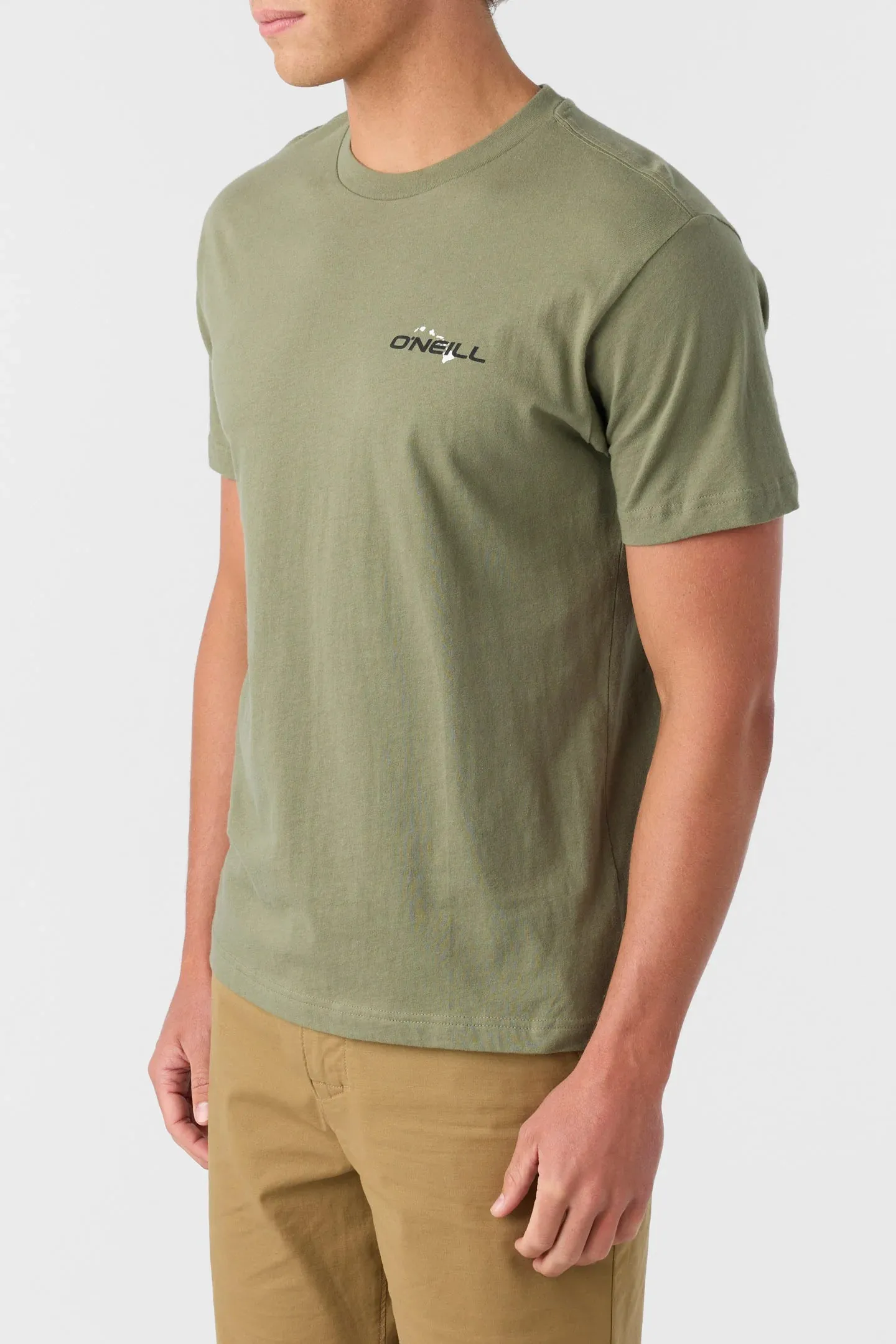 O'NEILL HAWAII BADGE TEE - GREEN