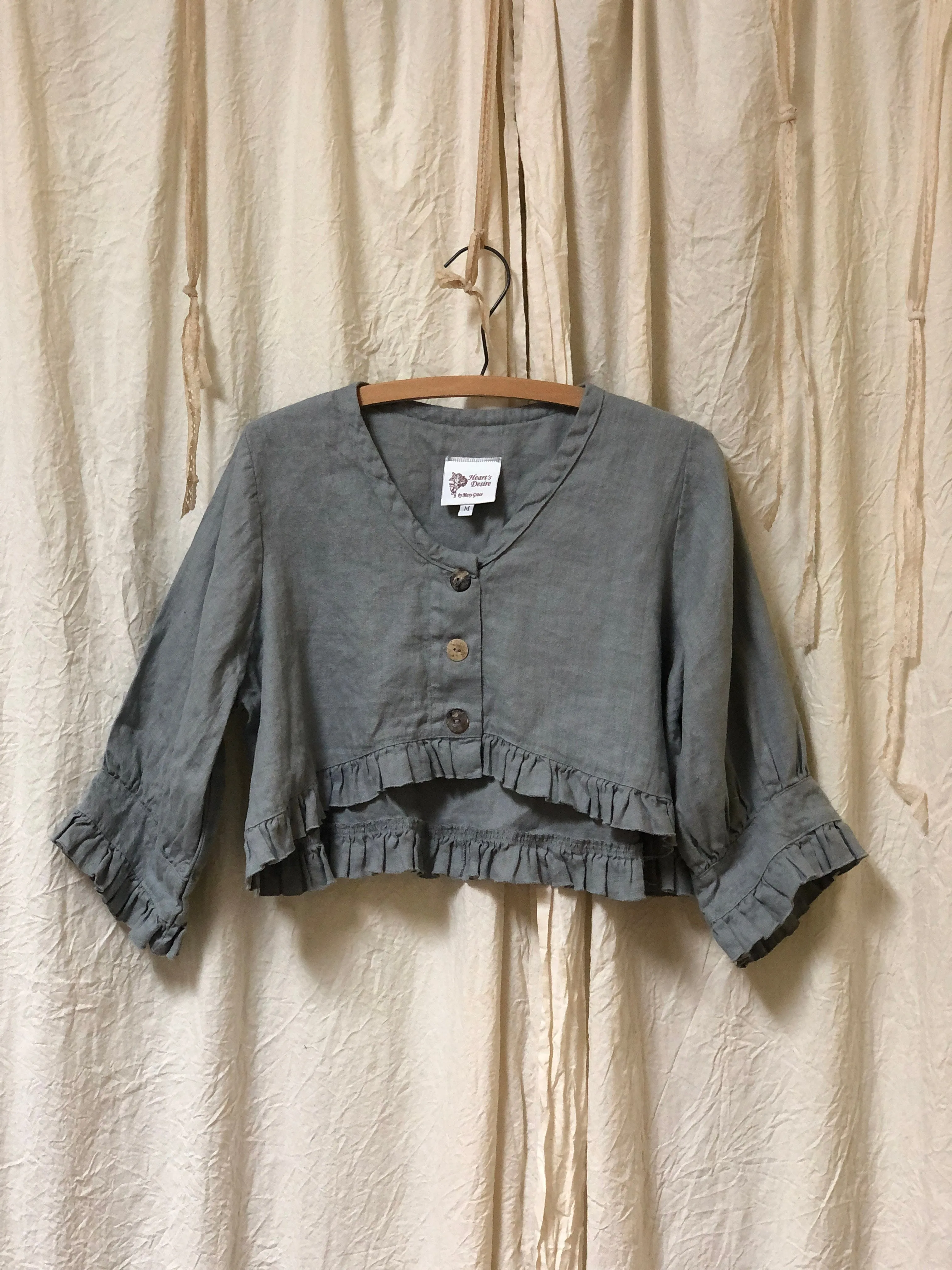 Over Shrug Jacket, Linen