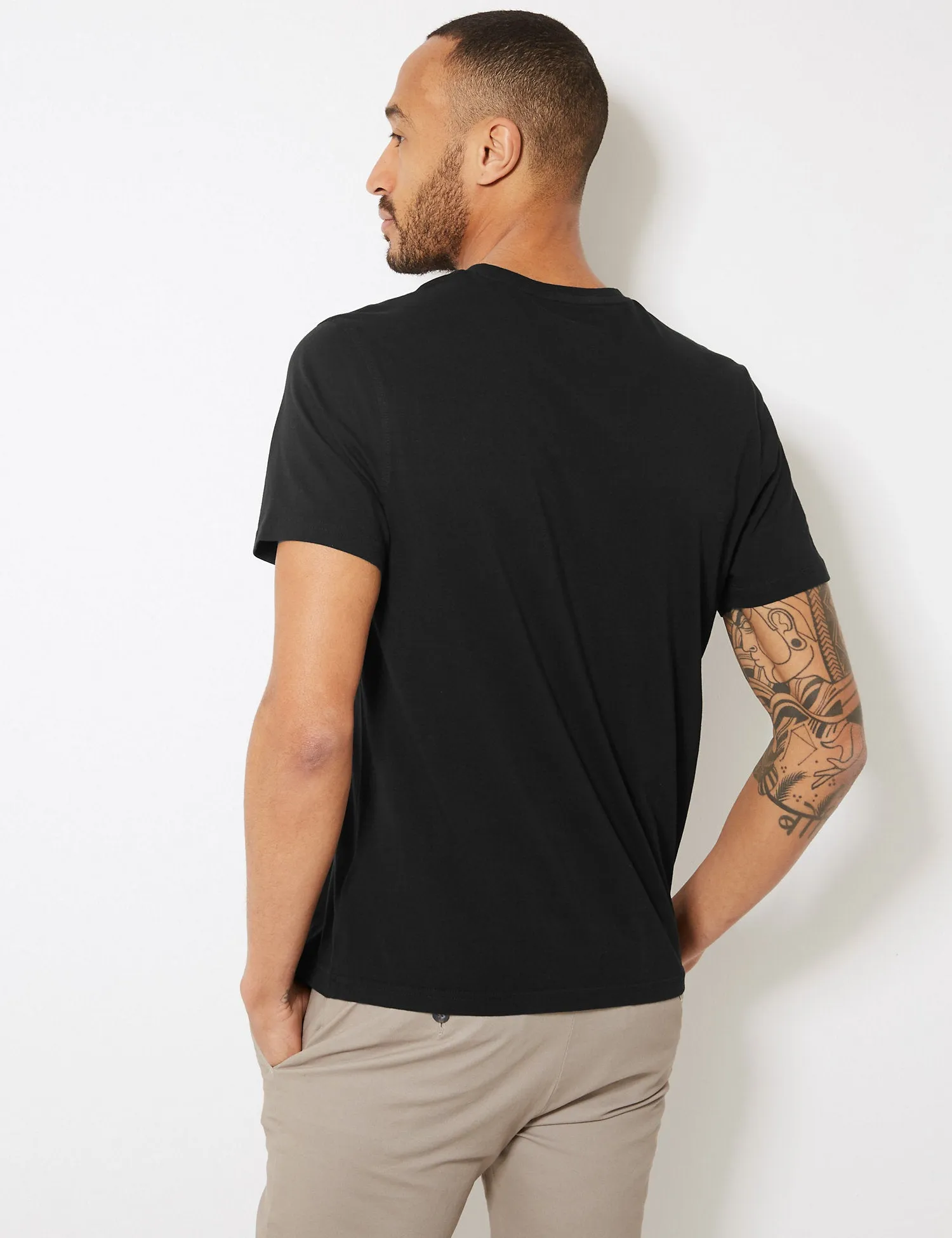 Pure Cotton V-Neck T-Shirt