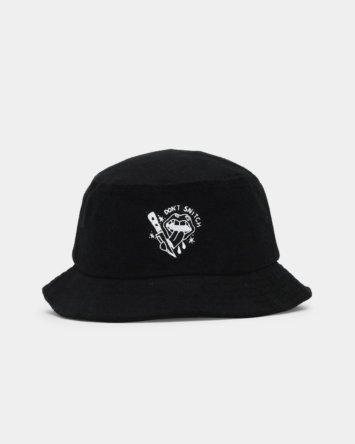 Rats Get Fat Don't Snitch Bucket Hat Black