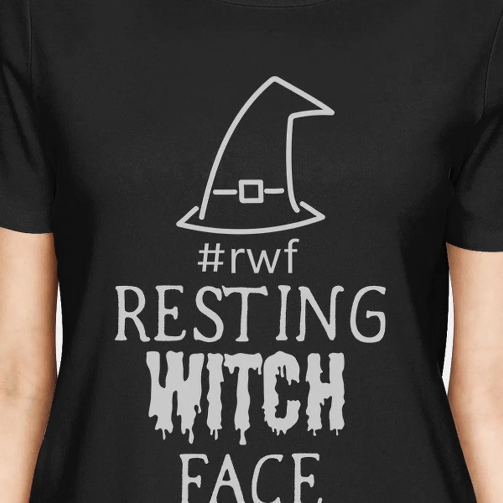 Rwf Resting Witch Face Womens Black Shirt