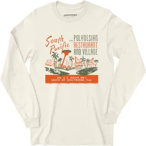 South Pacific - Hallandale Beach, FL - Vintage Tiki Bar - Long Sleeve T-Shirt