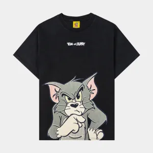 SP x Tom and Jerry Thought Mens Short Sleeve Shirt (Black/Grey)