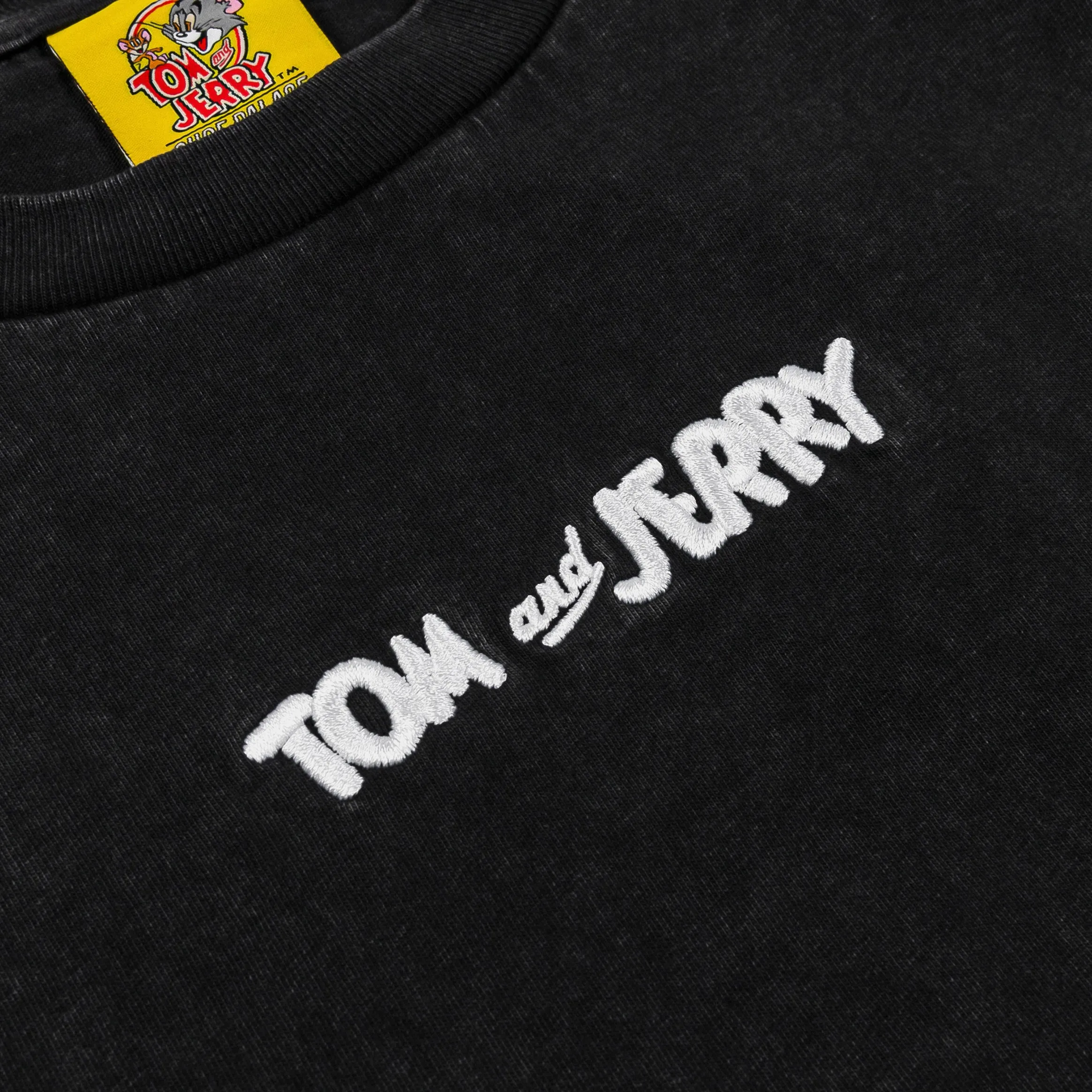 SP x Tom and Jerry Thought Mens Short Sleeve Shirt (Black/Grey)